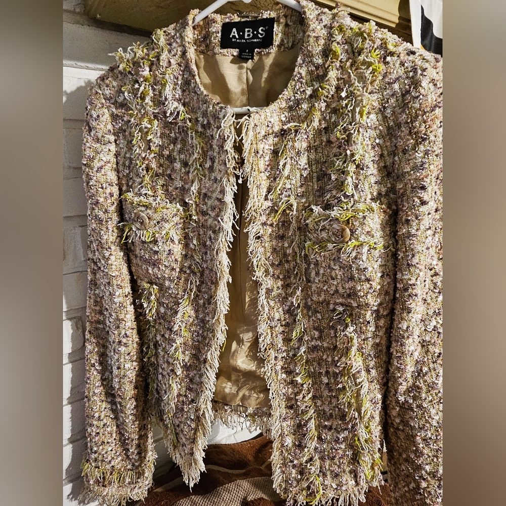 Vintage Tweed Set ABS by Allen Schwartz with tag